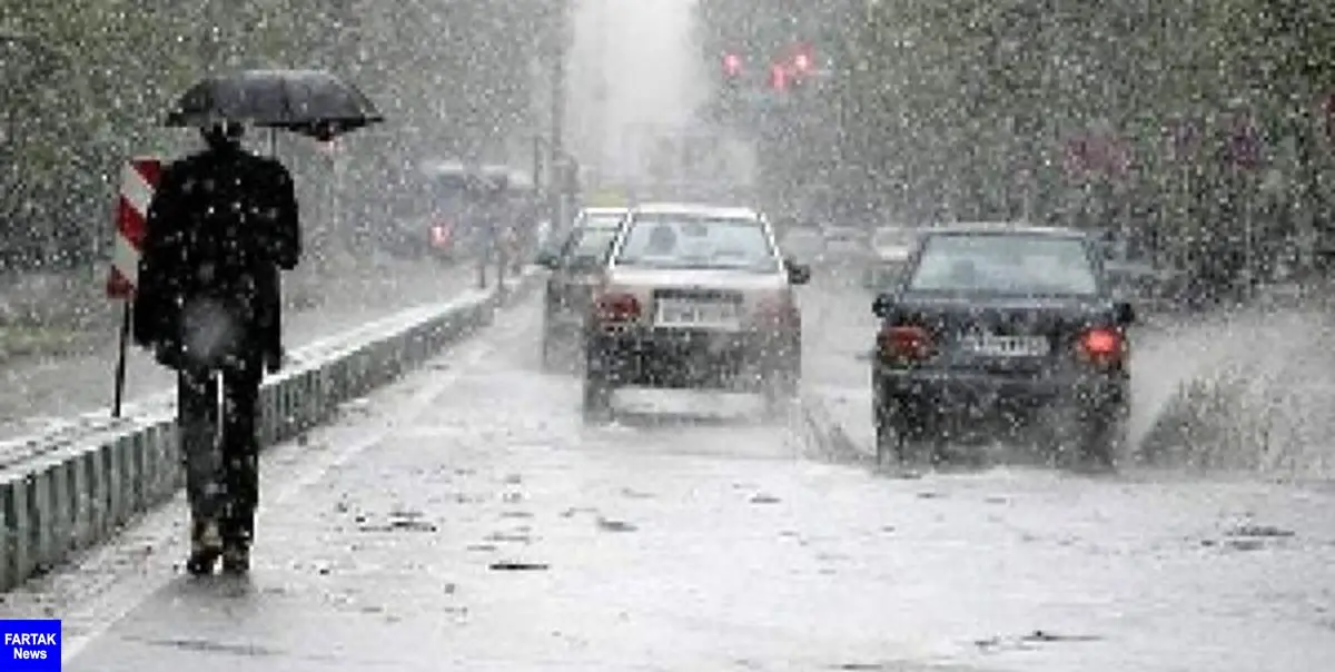 بارش باران و برف در خراسان‌جنوبی/ کاهش محسوس دمای هوا