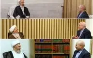 قالیباف با آیات‌ عظام مکارم شیرازی، جوادی‌آملی و سبحانی دیدار کرد