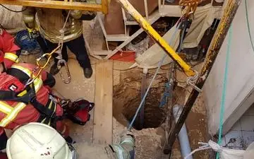 حادثه هولناک در ساختمان نوساز در تهران / کارگران زنده بیرون نیامدند