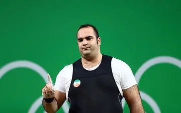 حرکت خارق العاده بهداد سلیمی در حاشیه تمرینات تیم ملی وزنه برداری + فیلم