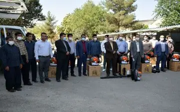 اهدای ۲۸دستگاه دمنده به دهیاری های استان کرمانشاه