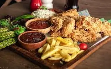 مرغ سوخاری پولکی | آموزش این مدل مرغ به روش رستورانی