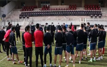 گزارش تمرین پرسپولیس| دعای دسته جمعی برای بهبودی انصاریان
