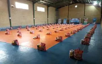 به همت بسیج حقوقدانان کرمانشاه 200 بسته‌ معیشتی بین نیازمندان توزیع شد