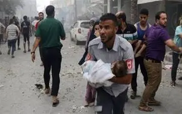 بمباران اردوگاه النصیرات در جبالیا