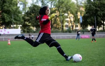  حمیده حمیدی؛ قهرمان تورنمنت مسابقات فوتبال  زنان در آلمان