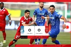 خلاصه بازی پرسپولیس 0 - استقلال 0 + ویدئو