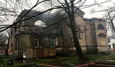 آتش‌سوزی بزرگ در کلیسای تاریخی "بلکبرن" انگلیس