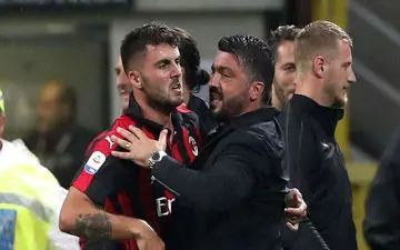 درگیری بازیکن میلان با گتوزو