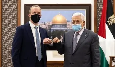 دیدار وزیر امور خارجه انگلیس و محمود عباس