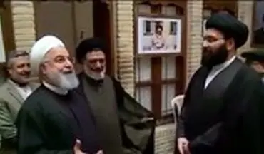 شوخی روحانی با سیدعلی خمینی: دیگر نجفی شدی حسابی!