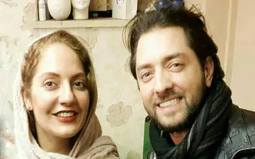 عکس دونفره مهناز افشار با بهرام رادان