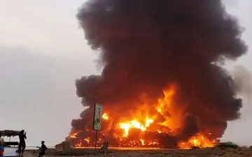 حمله هوایی آمریکا به یک کارخانه در یمن