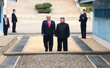 ابراز خوشحالی و تشکر ترامپ از ملاقات با کیم جونگ اون
