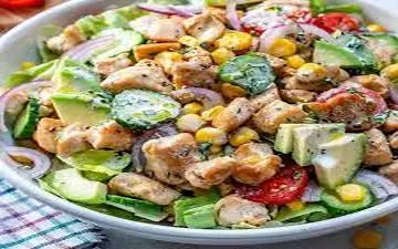 طرز تهیه  سالاد مرغ با سیب و گردو | مقوی و خوش طعم!