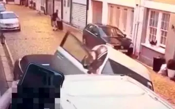 بدبیاری راننده تاکسی بد شانس 