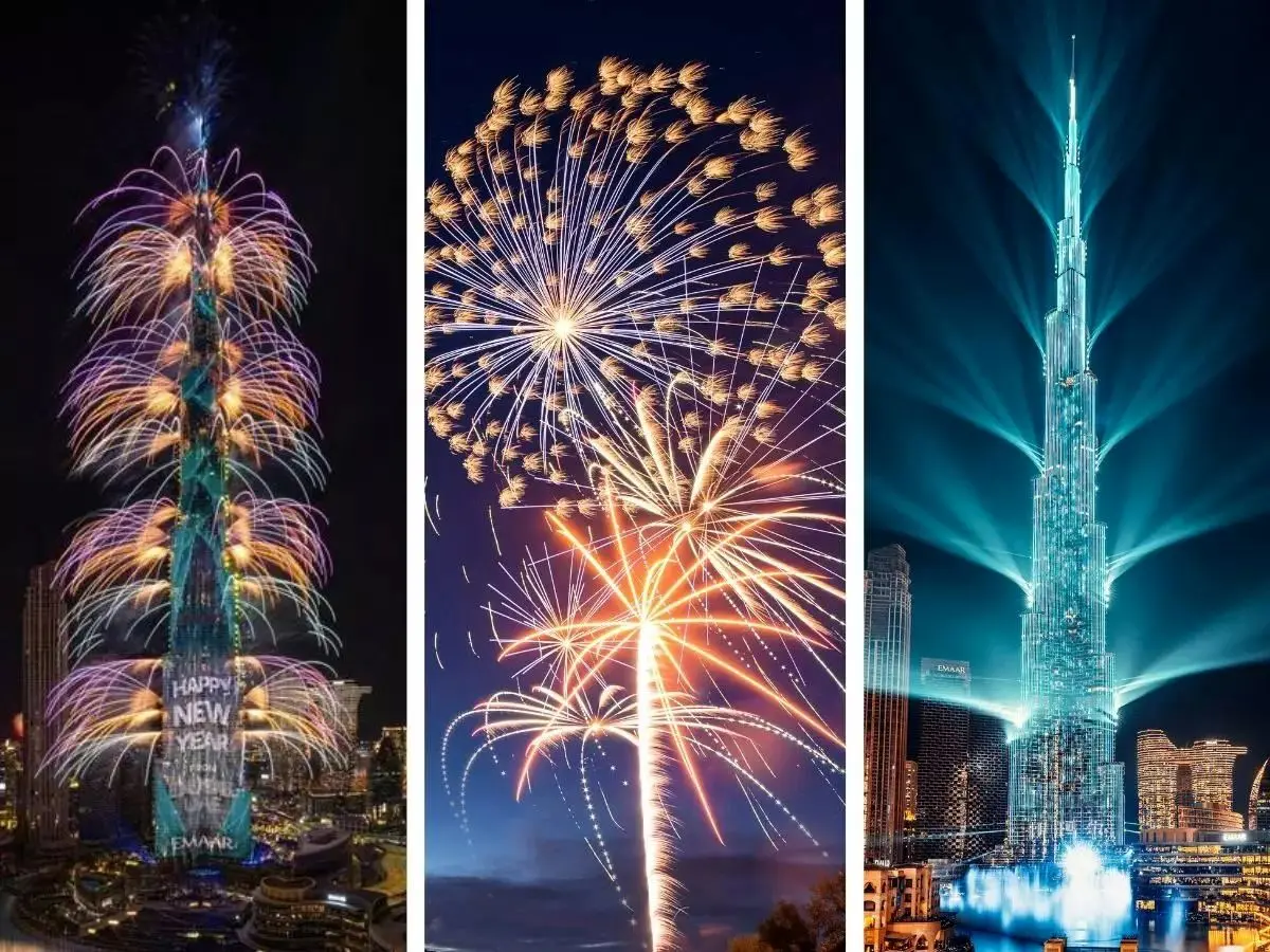 نورپردازی برج خلیفه در سال 2024: جشنی رنگارنگ و چشم‌نواز + ویدئو باورنکردنی