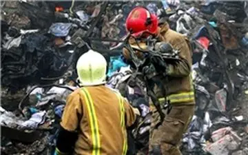 اربعین شهدای آتش‌نشان برگزار شد