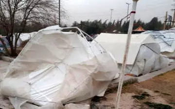 کارن 2 ماهه براثر سرما در مناطق زلزله زده کرمانشاه جان داد