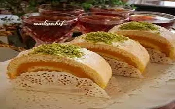 طرز تهیه حلوای شیک و مجلسی |رولت حلوا