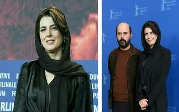تیپ متفاوت لیلا حاتمی به همراه همسرش در جشنواره برلین