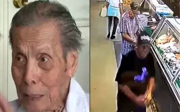 اقدام ناجوانمردانه مرد جوان در فروشگاه! +فیلم 