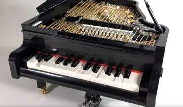 این پیانوی ساخته شده با لگو آهنگ می‌نوازد +فیلم 