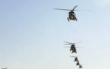  پرواز مشکوک بالگرد‌های آمریکایی بر فراز آسمان دیاله