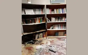 دفتر بسیج دانشگاه آزاد تهران به آتش کشیده شد