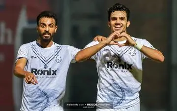 مسعود زائرکاظمین؛بهترین بازیکن ملوان برابر فولادخوزستان 