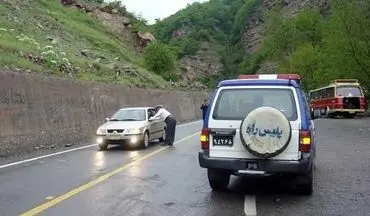 ‍ لغزندگی جاده های کرمانشاه بر اثر اولین بارش‌های پاییزی