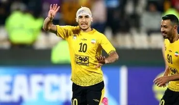 فرشاد احمدزاده بهترین بازیکن دیدار سپاهان - آلمالیق شد
