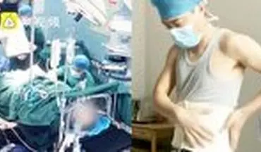 لحظه سقوط پزشک جراح حین عمل جراحی 