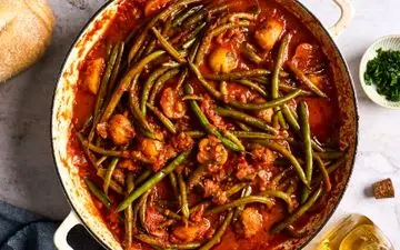 خورش لوبیا سبز | برای یکبارم که شده درستش کن!!