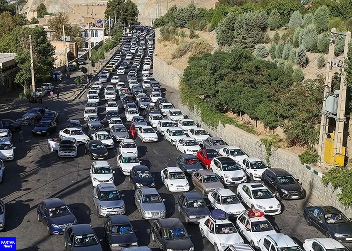  ترافیک سنگین در جاده چالوس و هراز و اعلام محورهای مسدود