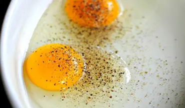 مصرف تخم مرغ با فلفل سیاه و خواص فوق العاده آن