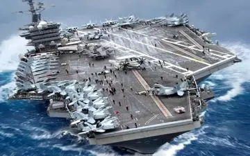 آیا یک ناو هواپیمابر می‌تواند از دید دشمن پنهان شود یا نه؟.

