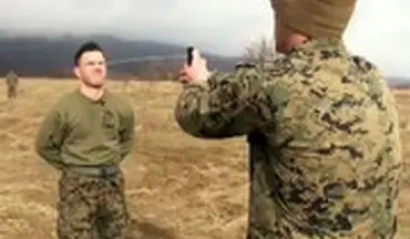 تمرین عجیب سربازان آمریکایی با اسپری فلفل