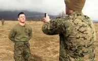 تمرین عجیب سربازان آمریکایی با اسپری فلفل