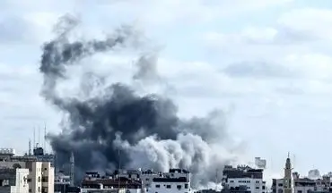 حمله هوایی و توپخانه‌ای رژیم اشغالگر به مناطق مختلف غزه 