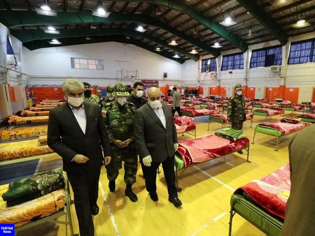 افتتاح نقاهتگاه بیماران مبتلا به کرونا توسط ارتش/ 320 تخت برای دوران نقاهت بیماران در کرمانشاه آماده شده است