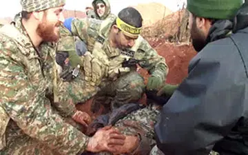 چند شهید مدافع حرم در یک قاب + فیلم