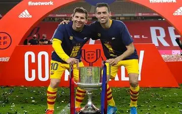 بوسکتس به یک‌قدمی لیونل مسی رسید