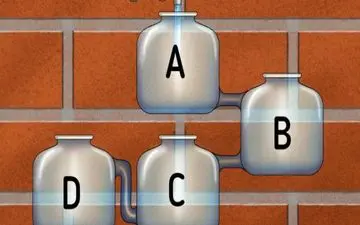 معمایی برای خیلی باهوش ها: کدام تانک زودتر پر می شود؟ + جواب