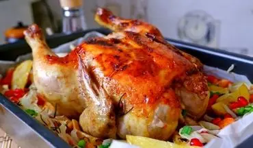 مرغ شکم پر زعفرانی: طعمی بی‌نظیر و عطری دل‌انگیز + آموزش و نکات متفاوت