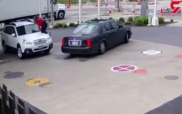  زن جوان و شجاع کاری کرد که سارق خودرو از بردن ماشین او پشیمان شد + فیلم  