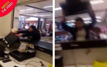 اقدام عجیب مسافر عصبانی در فرودگاه!