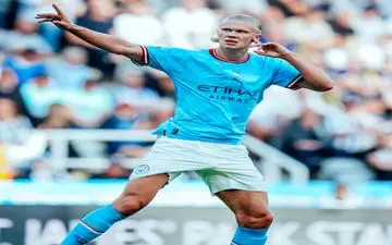 گل دوم منچسترسیتی به نیوکسل توسط هالند