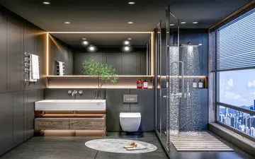 راز داشتن دکوراسیون سرویس بهداشتی مدرن با چیدمانی شیک