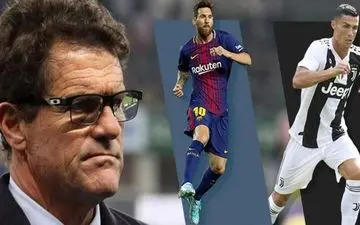 مقایسه جالب کاپلو میان رونالدو و مسی